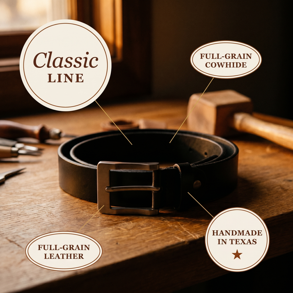 Cole's Leather Belts | The Brazos