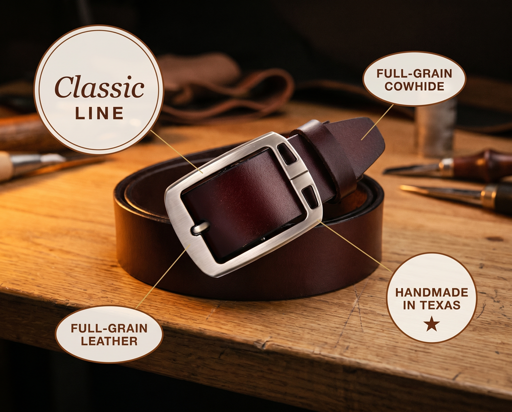 Cole's Leather Belts | Llano