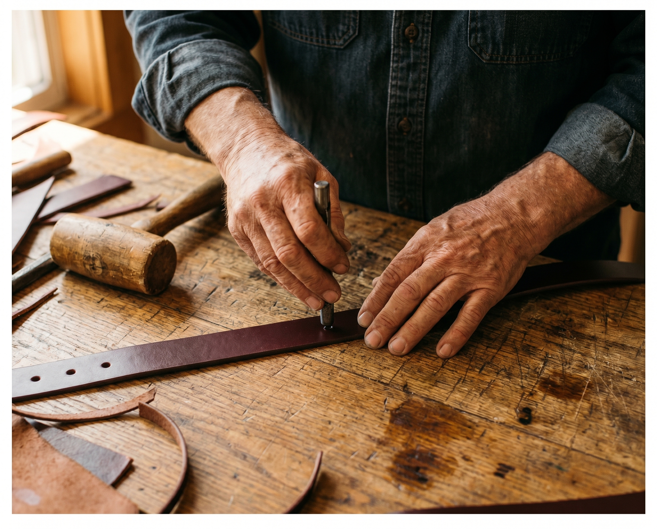 Cole Leather Belts | The Laredo