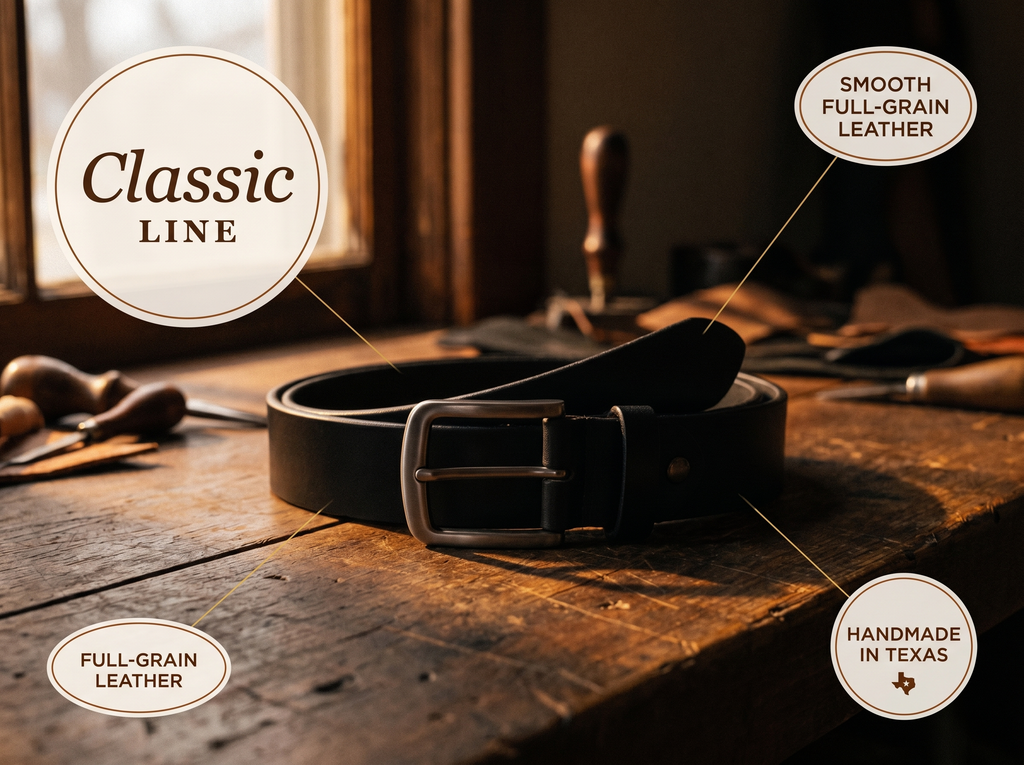 Cole Leather Belts | The Concho