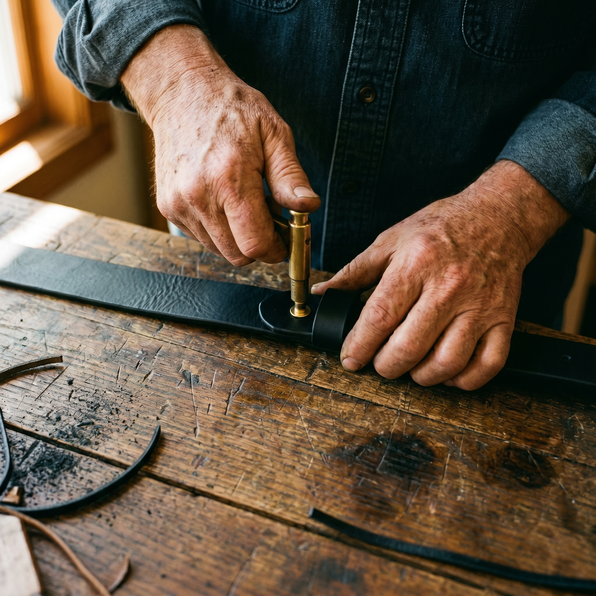 Cole Leather Belts | The Amarillo