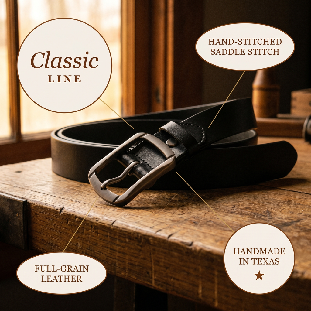Cole Leather Belts | The Presidio
