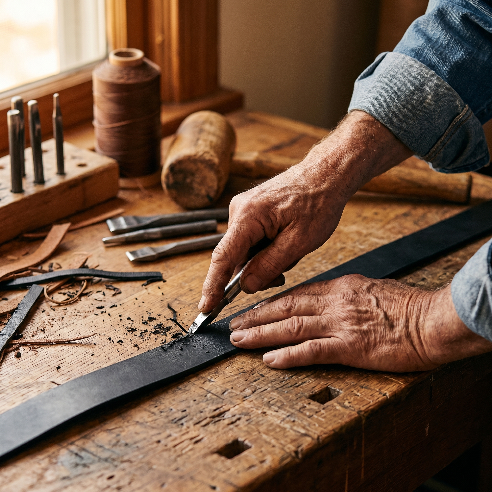 Cole Leather Belts | The Medina