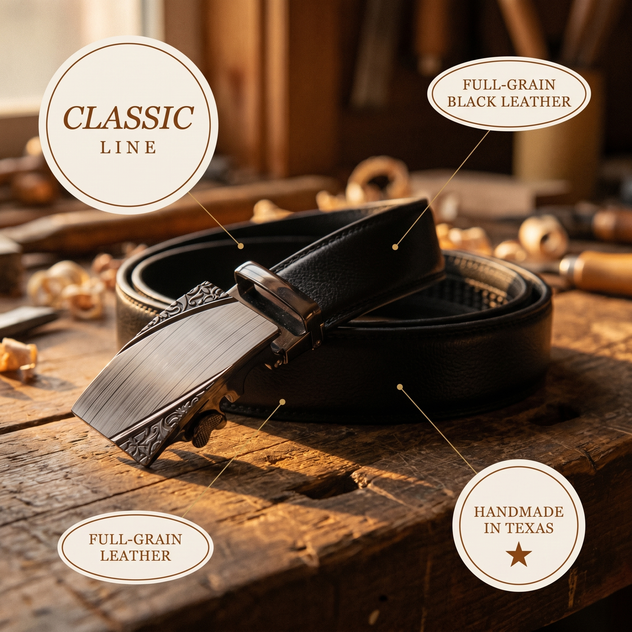 Cole Leather Belts | The Coleman