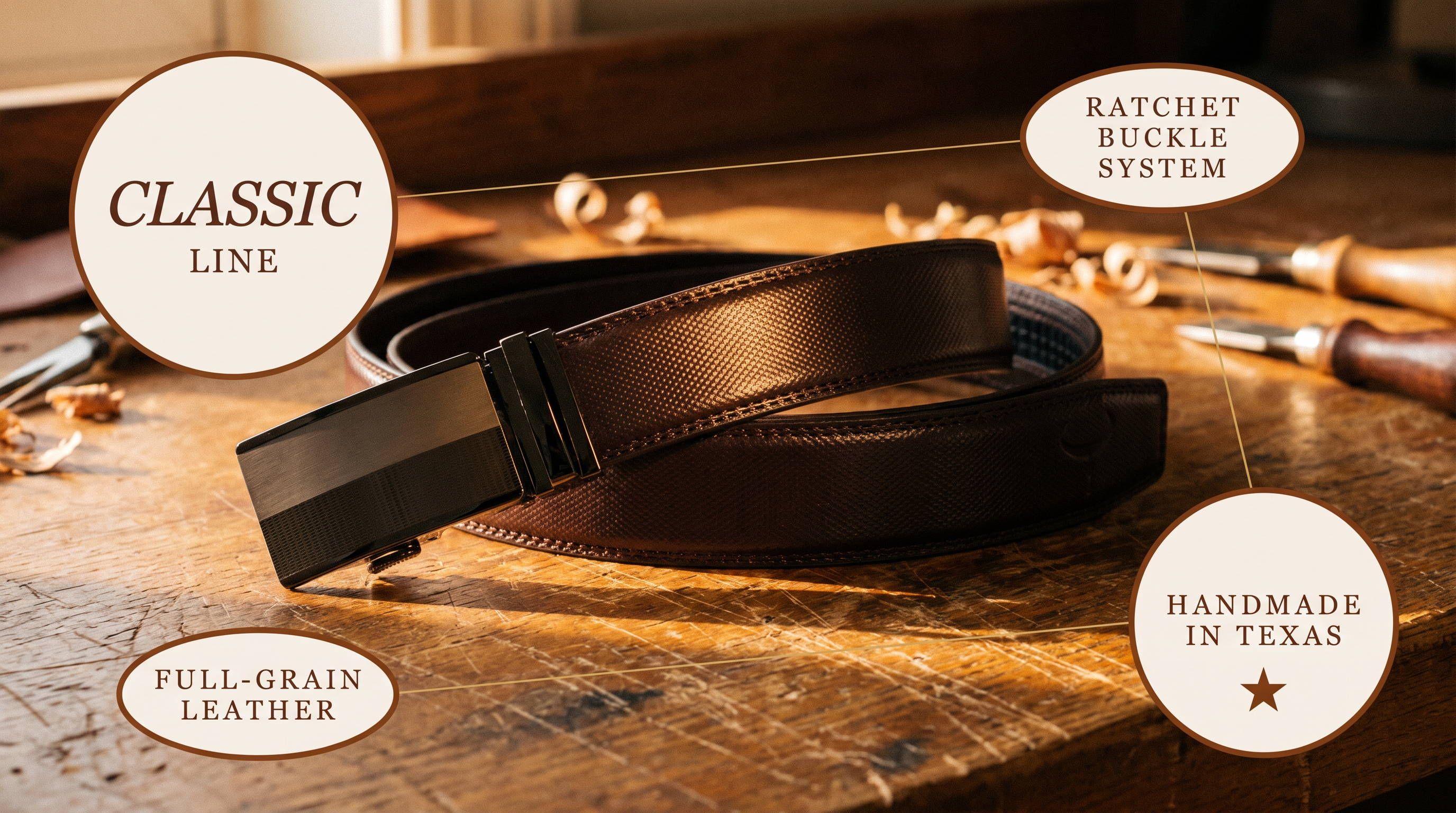 Cole Leather Belts | The Balcones